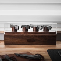 Présentoir à couteaux sans fil, boîte de rangement de montre de luxe, boîte de rangement, pour noyer, cadeau de noël, pour le petit ami