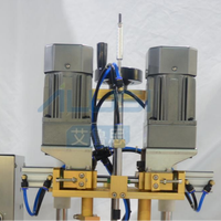 Machine de capsulage linéaire semi-automatique de haute précision pour bouteilles en plastique, facile à utiliser, équipement pneumatique
