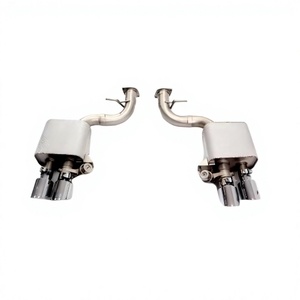 Tuyau d'échappement en acier inoxydable de qualité supérieure avec soupape pour Ferrari 599 6.0L V12, pièces de performance automobile. - Product Image 3