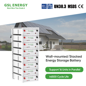 Batería Doméstica GSL Energy de 5kwh 10kwh 15kwh, Almacenamiento Solar de Litio Hierro Fosfato REPT Lifepo4 48V, Protección BMS Tesla - Product Image 5
