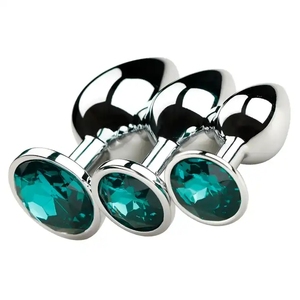 Bijou anal en cristal, perles anales féminines, dilatateur anal, plug anal en métal intime, S M L, jouet sexuel anal pour hommes et femmes - Product Image 6