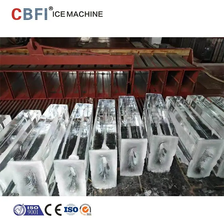 CBFI 20 100トンBest Large Industrial Coil Tube EvaporatorためBlock Ice Making Machine PlantためSudan Tropical Area