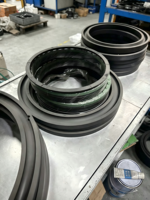 Trois joints d'étanchéité FKM pour concasseur à cône hydraulique en acier, pièces de rechange pour machine de concassage de pierres, garantie 1 an, testé