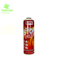Kaleng Gas Butana Teeyoo 100ml, Kaleng Aerosol Tinplate dengan Katup dan Tutup, Kartrid Gas Pemantik Logam Kapasitas 500ml untuk Penggunaan Cat