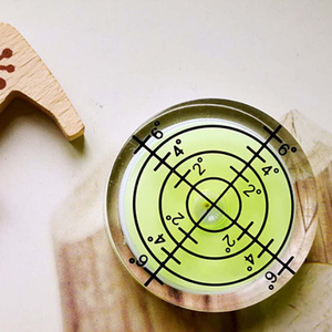 32*7mm Ngang mức độ bong bóng độ chính xác cao môi trường Bulls mắt ngang bong bóng Mức độ tinh thần - Product Image 3