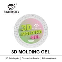 Gel UV 3D moulé à la française en gros, marque privée, écologique, pour salon et DIY, certifié CPNP, longue durée LED/UV, non toxique