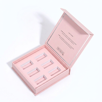 Boîtes magnétiques personnalisées en gros avec logo, couleur noire mate, blanches, roses, pour emballages de parfums et cosmétiques