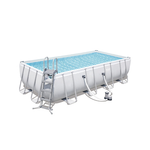 <span class=keywords><strong>Bestway</strong></span> 56465 super grande <span class=keywords><strong>piscine</strong></span> pour enfants adultes <span class=keywords><strong>piscine</strong></span> d'été 5.49m x 2.74m x 1.22m avec couvercle, échelle, pompe - Product Image 6