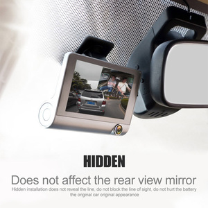 Fábrica al por mayor IPS 1080p Drive Recorder carcam GLA <span class=keywords><strong>DVR</strong></span> veicular tipos 3-Lens-DASH-Cam tres Dash CAM Cámara coche caja negra - Product Image 4