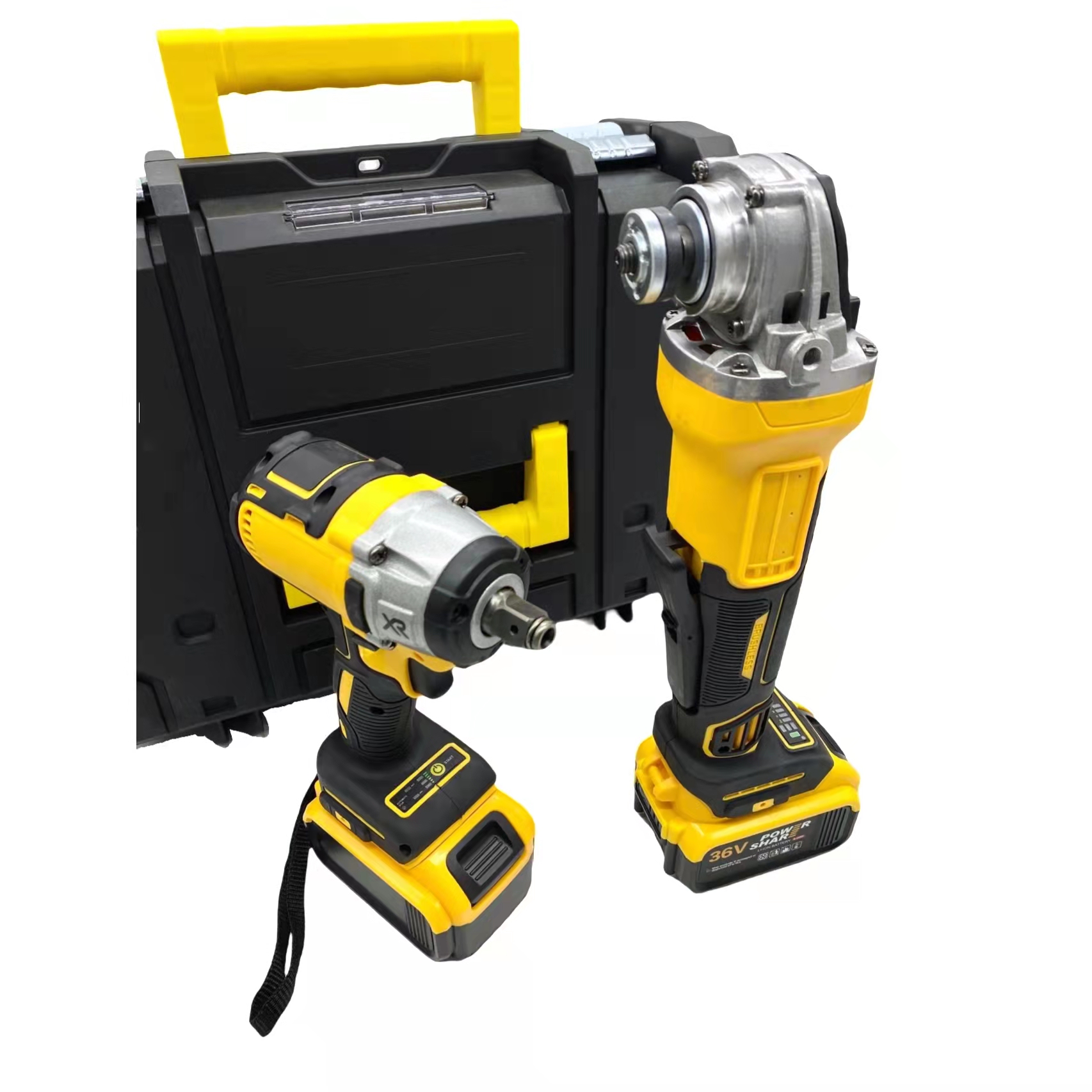 Hot Professional Factory Price Li-ion battery Impact Wrench Power Tool Set Electric Angle Grinder Power Tools Screwdrivers Set