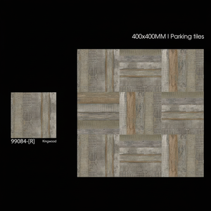 Carreaux de porcelaine extérieurs robustes 400x400 mm 40x40 cm 16x16 pouces finition mate pour parking et terrasse - Product Image 1