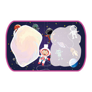 Diskon besar pola ruang dapat digunakan kembali kanvas air ajaib genggam lipat buku gambar air lukisan anak-anak mainan coretan - Product Image 3