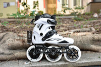 Chaussures de roller à trois roues de grande taille, fabrication directe d'usine, chaussures de roller professionnelles pour adultes
