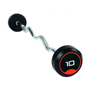 Gymnase de Musculation D'haltères En Caoutchouc <span class=keywords><strong>Disques</strong></span> 10Kg 20Kg Fixe Ensemble D'haltères - Product Image 1