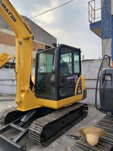 Mini-excavatrice Komatsu PC56 de 5 tonnes à faible nombre d'heures de fonctionnement |   Crawler d'occasion d'origine japonaise pour le creusement et le terrassement - Product Image 3