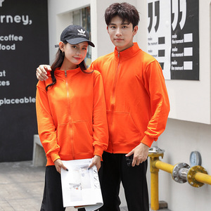 Sudadera con cuello alto y cremallera, elástica en cuatro direcciones, de algodón negro, para uniformes de trabajo en restaurantes y bares. - Product Image 4