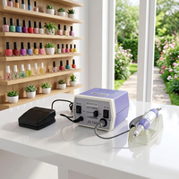Perceuse et lime à ongles électrique en plastique sans vibration 30000 tr/min portable professionnelle multi-tension