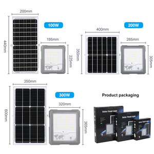Alto Lumen Proyección al aire libre <span class=keywords><strong>Estadio</strong></span> Cuadrado Ip65 Impermeable 100W 200W 300W <span class=keywords><strong>Mini</strong></span> Luz de inundación solar led portátil - Product Image 3