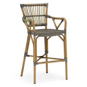 (E3016bar) Mobilier <span class=keywords><strong>de</strong></span> loisirs, personnalisation, hôtel, restaurant, <span class=keywords><strong>chaise</strong></span> <span class=keywords><strong>haute</strong></span> <span class=keywords><strong>en</strong></span> rotin tressé pour discothèque, pub - Product Image 1