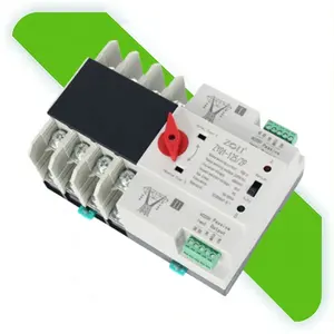 Discount Din Rail 2P 40A 63A 125A 230V Photovoltaic PV solar dc ats dual power automatic transfer switch for solar power system