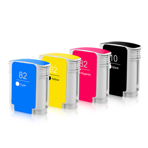 ตลับหมึกพิมพ์แบบเติมหมึกสำหรับเครื่องพิมพ์ HP Inkjet2600ธุรกิจ500PS 800 Supercolor 69มล. 10 82 remanufacturedfull - Product Image 1