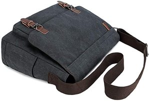 Sac messager pour <span class=keywords><strong>homme</strong></span> personnalisé de haute qualité, style rétro, en toile, <span class=keywords><strong>sacoche</strong></span> décontractée, porte-documents, plusieurs compartiments, pour l'université, les voyages, le quotidien - Product Image 4