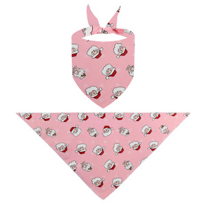 Nouvelle Écharpe Triangulaire de Noël pour Animaux de Compagnie (Chiens et Chats) – Décoration d'Ambiance et Bavoir Anti-Bave - Product Image 2