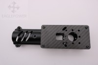 Produits d'usinage de précision CNC de haute qualité, base de montage de moteur, tuyau rond de 30 mm