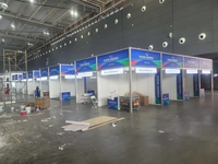 Stand d'exposition modulaire, profilé en aluminium 10x10 pieds, assemblage rapide sans outils, pour les entreprises de location de stands de salons professionnels, Europe