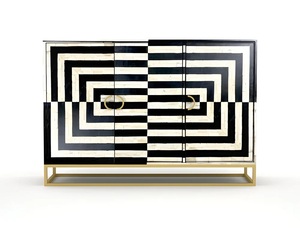 Handmade Eco-Friendly Bone Inlay Modern Design <b>Chest</b> Cabinet <b>Storage</b> Furniture for Living Room Bedroom Hospital Hotel School Use - Product Image 6