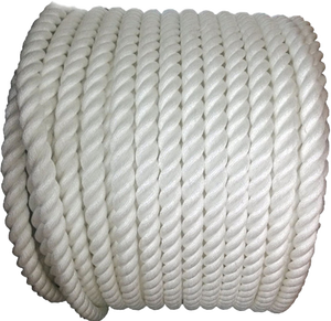 High Tensile <b>Floating</b> 28mm 30mm 32mm 48mm 56mm 60mm 64mm 3 Strand Twisted Polypropylene Ship Mooring Rope PP Marine Rope - Product Image 1
