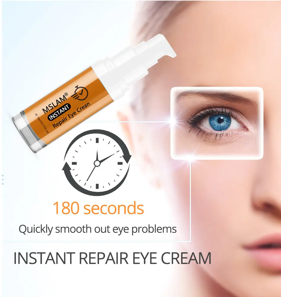 Originaleye क्रीम विरोधी शिकन, डार्क सर्कल को हटाने तुरन्त हटाने आंख बैग झुर्रियों आँख क्रीम के लिए एगलेस