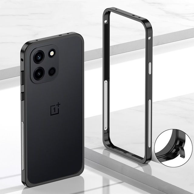 Luxury Metal Bumper Case for OnePlus Turbo 6 / Turbo 6V Aluminium Frame Protective Cover