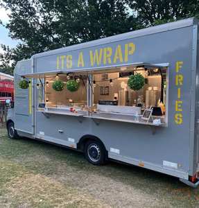 Food Truck Entièrement Équipé, Remorques à Tacos, Cuisine Mobile, Chariot à Pizza et Café, Camion à Glaces, Camion à Barbecue, Remorque Alimentaire Mobile Économique - Product Image 2