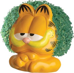<span class=keywords><strong>Garfield</strong></span> per animali domestici Chia con pacchetto di piante, piantatrice in ceramica decorativa, facile da fare e divertente da coltivare, regalo di novità - Product Image 2