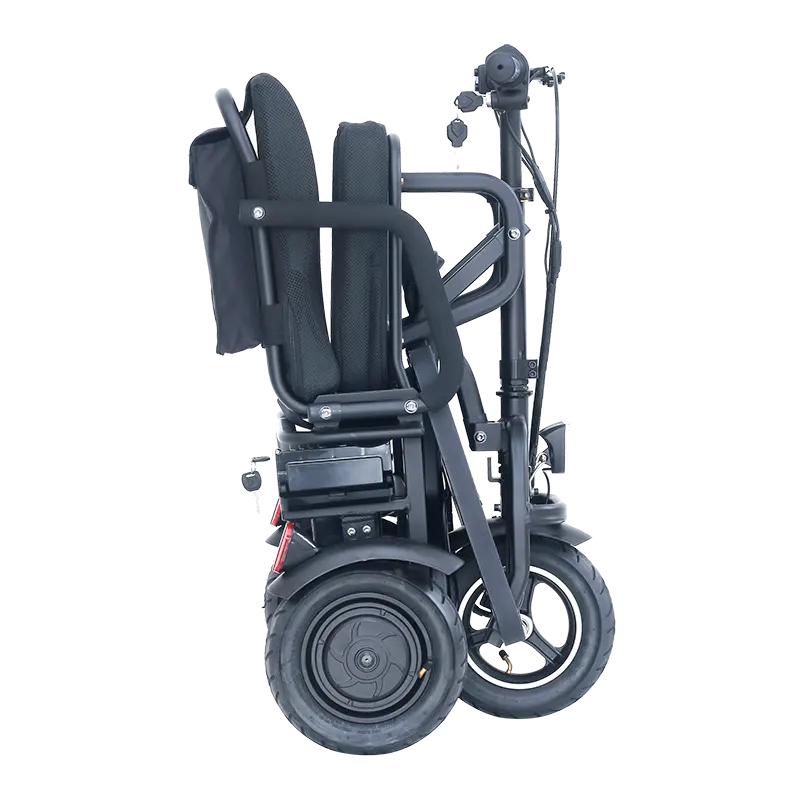Romano Vacaciones de 3 ruedas de los adultos batería plegable triciclo eléctrico de gas tricy de tres ruedas triciclo eléctrico para la venta