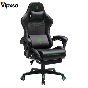 Individuelles Logo Hochwertiger <span class=keywords><strong>Massage</strong></span>-Gaming-Stuhl mit Verstellbarer Höhe und Abnehmbarem Bezug - Product Image 1