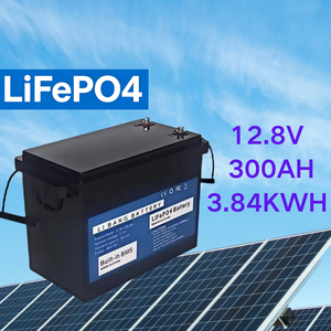 Batería LiFePO4 de 12.8V 300Ah 3.84kWh 4S1P con Carga de 200A y Descarga de 100A para Sistema Solar, RV, Marino, Carrito de Golf - Product Image 1