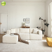 Neues Design Kompression Wohnzimmer Sofa 2-Sitzer L-Form Ecksofa Günstiger Versand Vakuum verpackt Schnitt Modular Couch