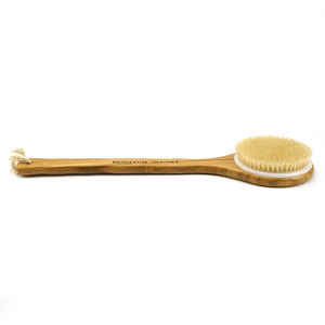 Gran oferta, depurador corporal de mango largo trasero, cepillo de baño de madera y esponja de lavado, producto de calidad Premium - Product Image 5