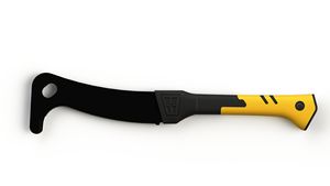 Outil agricole, faucille à brousse, hache à brosse, lame SK5, bord affûté, manche en nylon, fibre de verre et TPR, mobilité dans le jardinage - Product Image 2