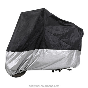Housse de moto imperméable toutes saisons pour usage extérieur, durable, protégée contre les UV, avec trous pour cadenas, protection contre le soleil, la pluie et la poussière - Product Image 3