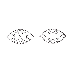 D-VVS1 качество, лаборатория, 1 карат, маркиза, Муассанит, рыхлый камень, цвет, игра/огонь, Алмазный тестер, сертифицированный для GRA - Product Image 2