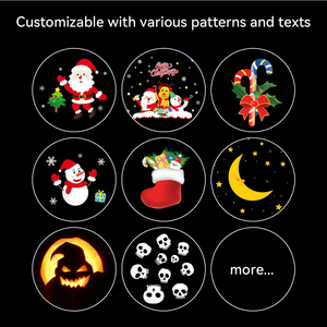 Guirnalda de Luces LED para Exteriores, Impermeable, para Jardín, Navidad, Varios Estilos, Luces Decorativas de Proyección Navideña con LED Intermitente - Product Image 3