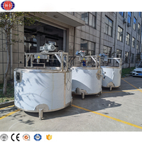 Mozzarella Cheese para Pizza Making Machine Cheese Vat
