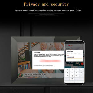 Großhandel ABS-Kunststoff Digitaler Bilderrahmen Bewegungserkennung Elektronisches Album Touchscreen-Bilderrahmen Deutsche EPR-Verpackung - Product Image 5
