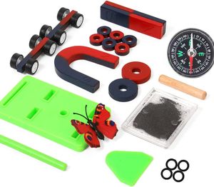 Set Scientifico per Esperimenti di Magnetismo, Strumenti Educativi di <span class=keywords><strong>Fisica</strong></span> per Bambini e Adolescenti, Include Barre Magnetiche - Product Image 3