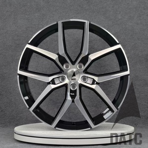 Cerchi Forgiati Monoblocco DATC Satin Black 18-20 10 Razze Deep Concave EV 5x112/5x114.3/5x120 per Porsche <span class=keywords><strong>Taycan</strong></span> Turbo - Product Image 2