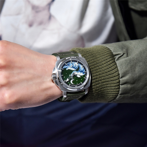 Montre-bracelet mécanique automatique <span class=keywords><strong>PAGANI</strong></span> DESIGN YS014 <span class=keywords><strong>NH35A</strong></span>, nouvelle montre avec carte de vagues, saphir, étanche, pour hommes - Product Image 4