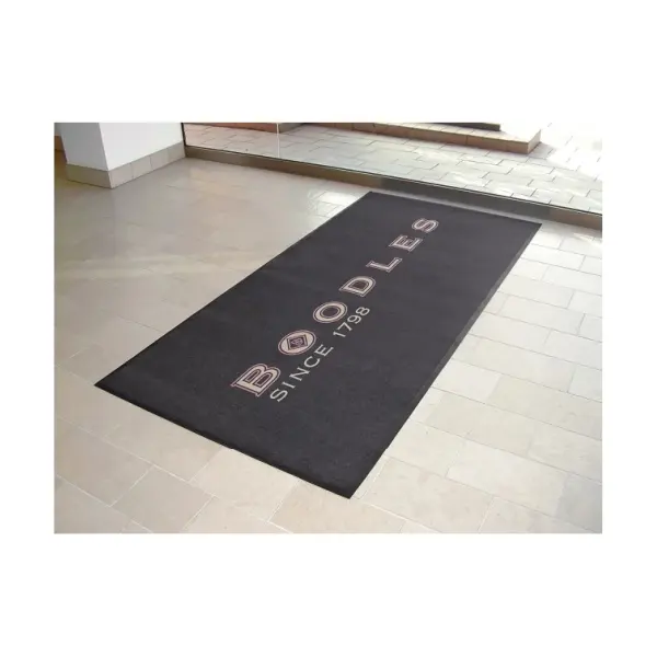 Anti Slip Nylon Custom Vloertapijt Deurmatten Tapijten Rubber Mat Deurmat Voor Thuis Met Logo Welkomstmatten